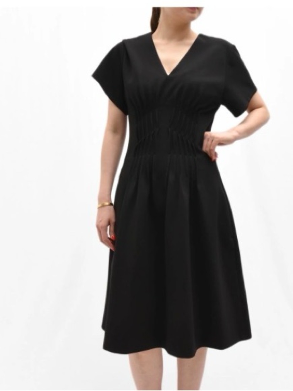 NWT Dorothee Schumacher Black Short Dress Size Large